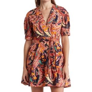 ALC Carey Womens belted mini dress